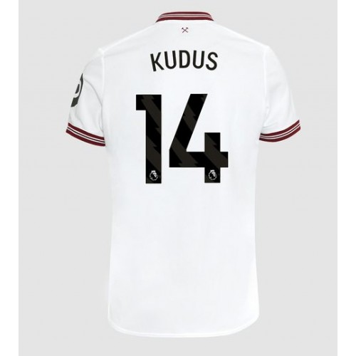 Dres West Ham United Mohammed Kudus #14 Gostujuci 2023-24 Kratak Rukav